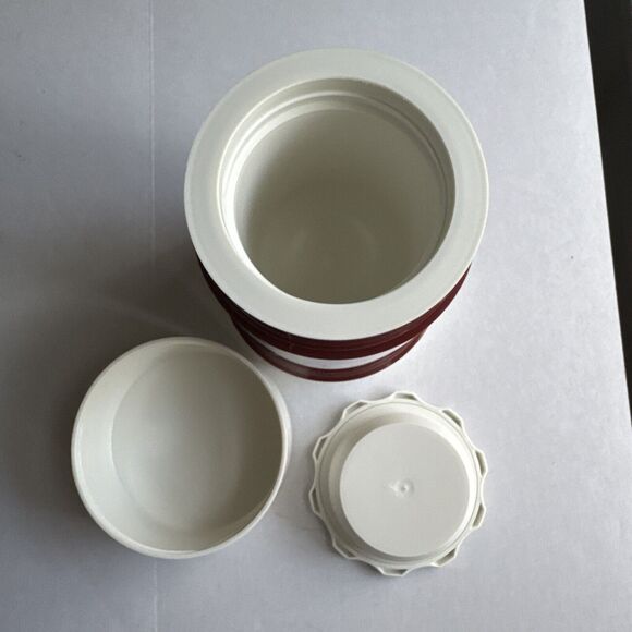 Vintage Thermos 10 OZ Food Jar Filler-70F Blue and White - Picture 4 of 5